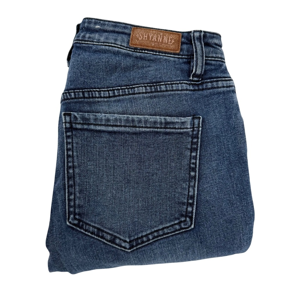 Shyanne Women's Boot Cut Jeans - Dark Blue Denim
